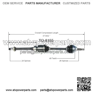 CV Joint Axle Shaft Assembly Front Passenger Right For Toyota RAV4 Scion TC C5 (For: Toyota)