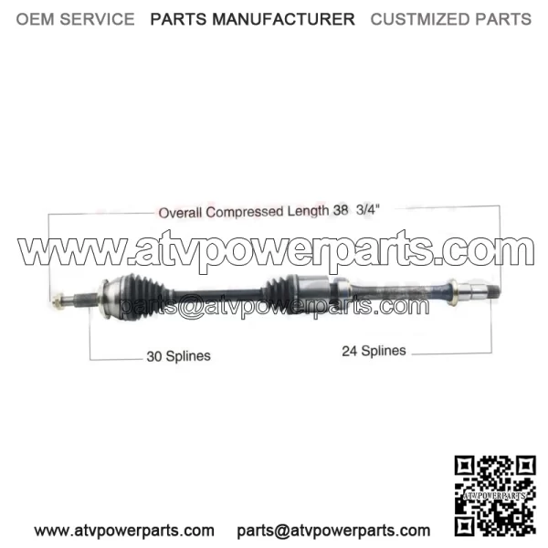 TO-8271 CV Axle Shaft for Constant Velocity pr (For: Toyota)
