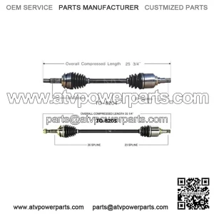 CV Axle Shaft Front Left Front Right Set Of 2 For Toyota 2006-2017 (For: Toyota)