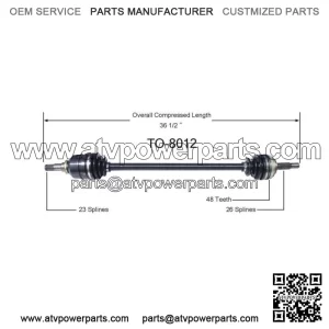 1990-2002Toyota/Chevrolet/Geo CV Drive Axle Shaft TO-8012 (For: Toyota)