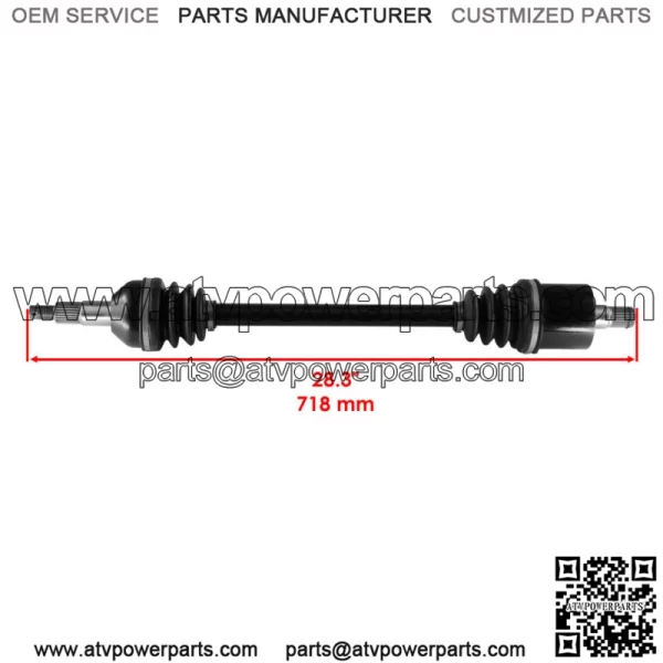 Rear Left Complete CV Joint Axle for Can-Am Commander 1000 4X4 2013-2015 - Image 2
