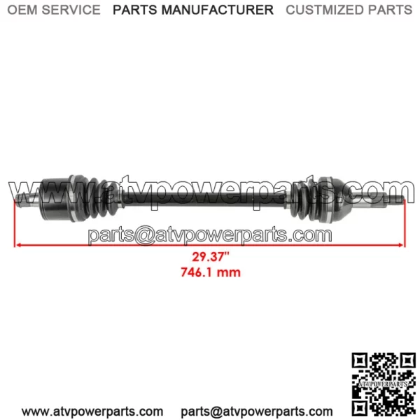 705502831 Rear CV Axles For Can-Am Defender HD10 2020-24 Left And Right - Image 2