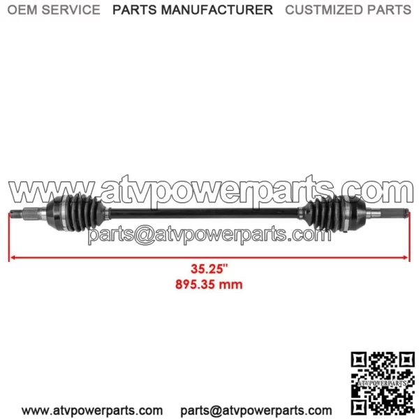 705402099 Front CV Axles For Can Am Maverick X3 Max Turbo R 2018 2020 Left/Right - Image 2