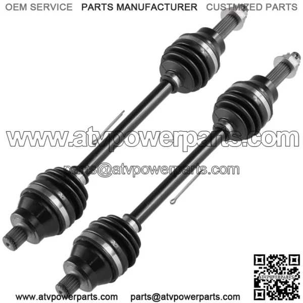 Rear Right And Left CV Joint Axles for Polaris Hawkeye 300 2X4 4X4 2006-2011 (For: Polaris) - Image 4