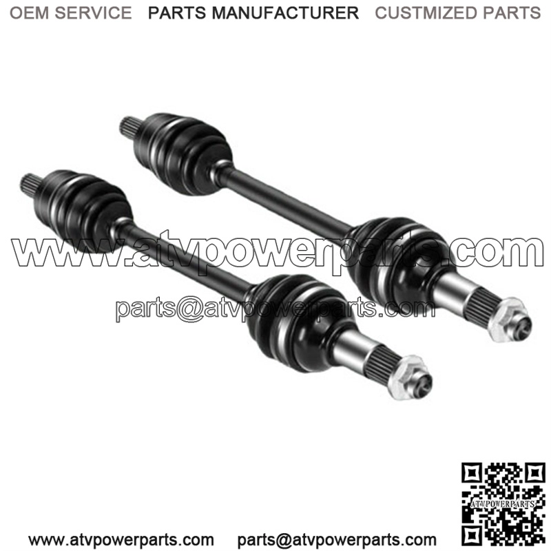 2x High Strength Rear Drive Shaft CV Axle For Yamaha Grizzly 700 550 (For: Yamaha)
