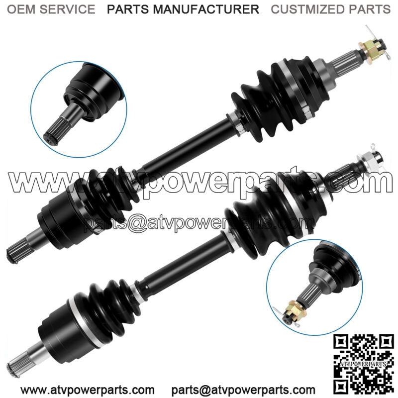 Pair Front Left Right CV Axle Shaft For Honda Rincon 680 TRX680FA 4x4 2006-2015 (For: Honda)