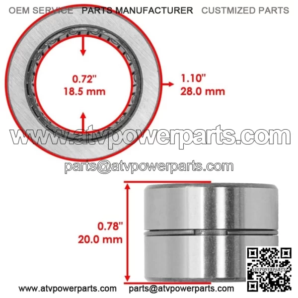 Rear Differential Bearing for Honda Rancher 350 TRX350FE TRX350FM 2000-2006 - Image 2