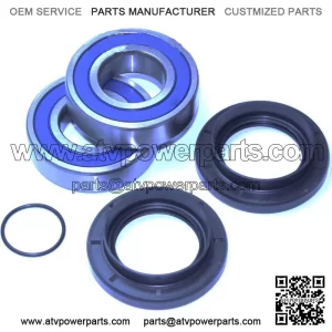 Rear Wheel Ball Bearings Seals Kit for Yamaha Rhino 660 YXR660 4WD 2006 2007 (For: 2006 Yamaha Rhino 660)