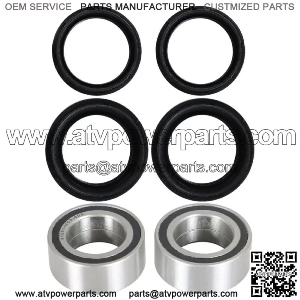 Both Front Wheel Bearing Seal Kits for 1988-2000 Honda TRX300FW Fourtrax 4x4 ATV - Image 2