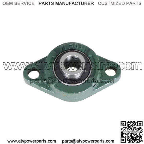 10 Pack  UCFL202-10 Pillow Block Flange Bearing 5/8" Bore 2 Bolt Solid Base - Image 2