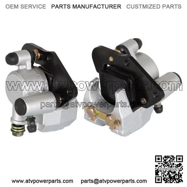 Front L/R Brake Calipers W/Pads For Kawasaki Prairie 360 KVF360 2003-2013 NEW