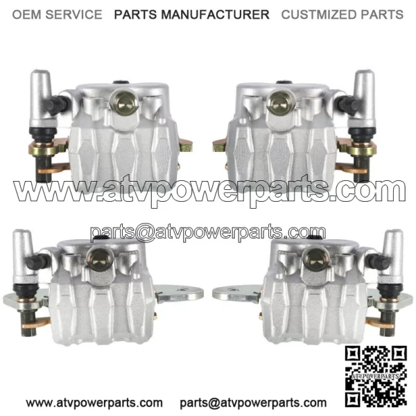 For Yamaha Rhino 700 YXR700 2008-2013 With Pads Front & Rear Brake Calipers - Image 2