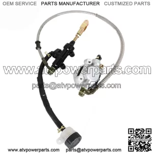 For Go Kart Golf Cart ATV Rear Hydraulic Brake Assembly Caliper Master Cylinder