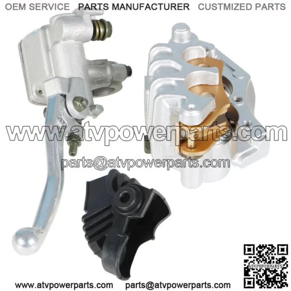 Front Master Cylinder Lever + Brake Caliper Pad for HONDA XR250R 400R 600R 650LR - Image 2