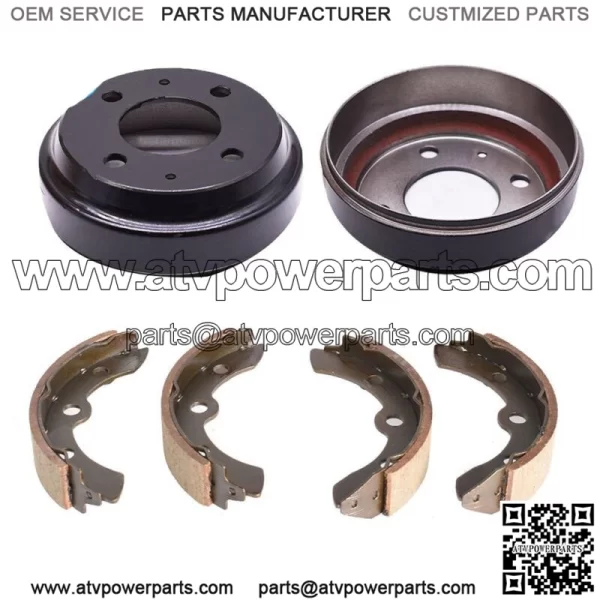 Gas/Electric Golf Cart Brake Drums Shoes Kits for Yamaha G1, G2, G8, G9 82-92