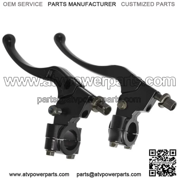 7/8" Handlebar Grip Throttle Cable Clutch Brake Lever For Honda Baja Doodlebug - Image 2