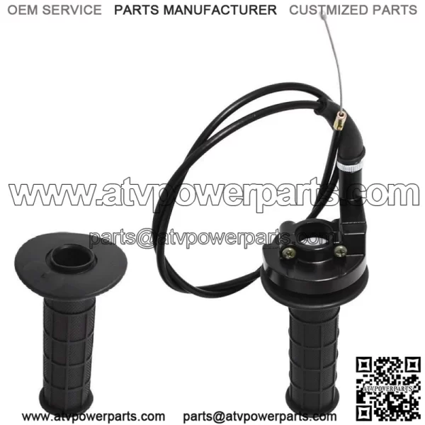7/8" Handlebar Grip Throttle Cable Clutch Brake Lever For Honda Baja Doodlebug - Image 3