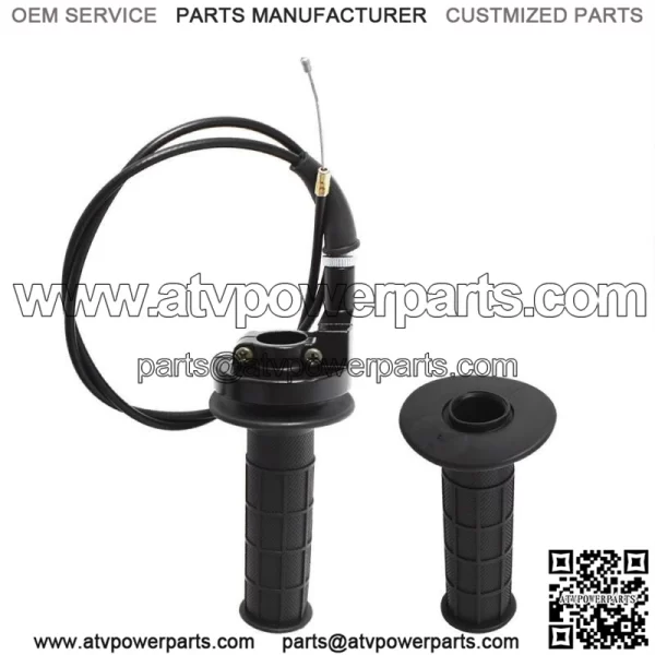 7/8" Handlebar Grip Throttle Cable Clutch Brake Lever For Honda Baja Doodlebug - Image 5