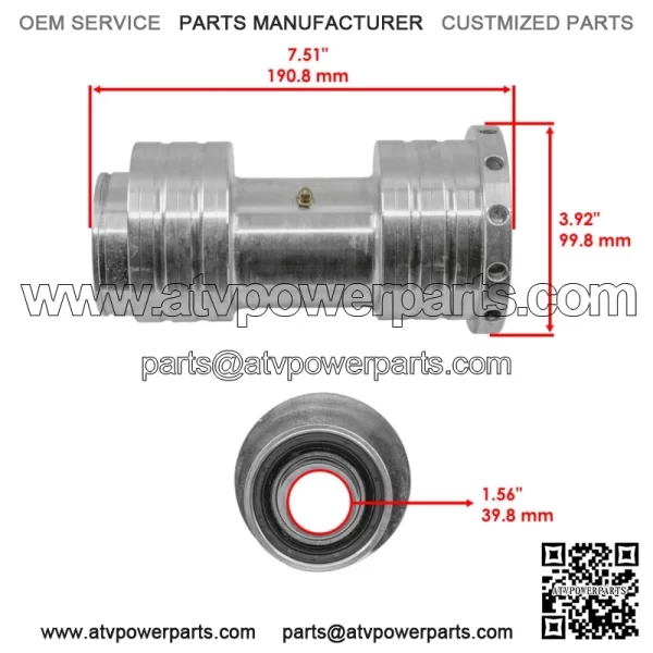 Rear Axle Bearing Carrier Hub for Honda TRX400EX Sportrax 400 2X4 1999-2008 - Image 2
