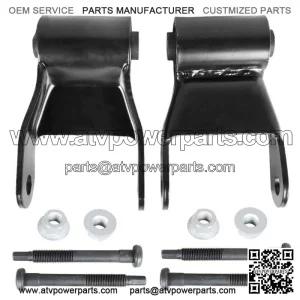 PAIR OF 3" REAR LEAF SPRING SHACKLE FOR 1994-02 DODGE RAM 2500 3500 722-022