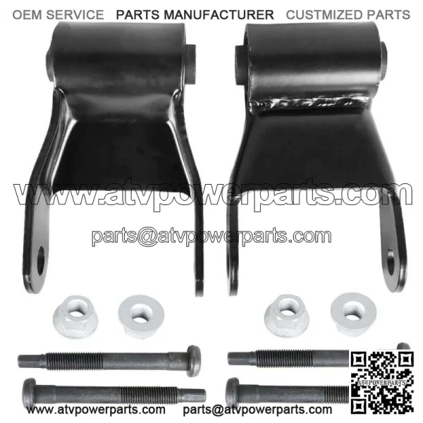 PAIR OF 3" REAR LEAF SPRING SHACKLE FOR 1994-02 DODGE RAM 2500 3500 722-022
