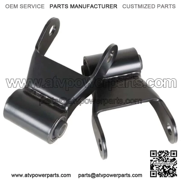 PAIR OF 3" REAR LEAF SPRING SHACKLE FOR 1994-02 DODGE RAM 2500 3500 722-022 - Image 4