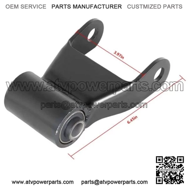 PAIR OF 3" REAR LEAF SPRING SHACKLE FOR 1994-02 DODGE RAM 2500 3500 722-022 - Image 5