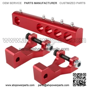Red Lowering Drop Kit Billet For Yamaha Warrior Banshee 350 YFZ350 YFM350X