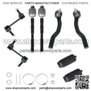 Front Sway Bar Link Tie Rod Kit for 2007-2014 Ford Edge Lincoln MKX 8pc