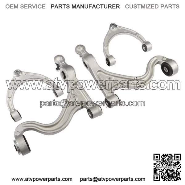 Front Upper + Lower Control Arms 4PCS Fit For 2010-2013 Porsche Panamera