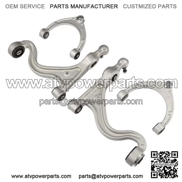Front Upper + Lower Control Arms 4PCS Fit For 2010-2013 Porsche Panamera - Image 3