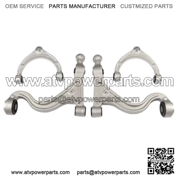 Front Upper + Lower Control Arms 4PCS Fit For 2010-2013 Porsche Panamera - Image 4