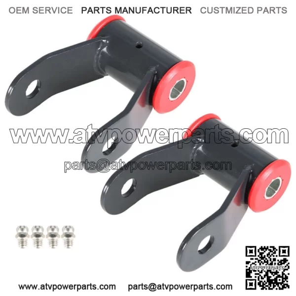 For 1988-2018 Chevy Silverado GMC Sierra 1500 2WD 4X4 1.5" Rear Lift Shackles