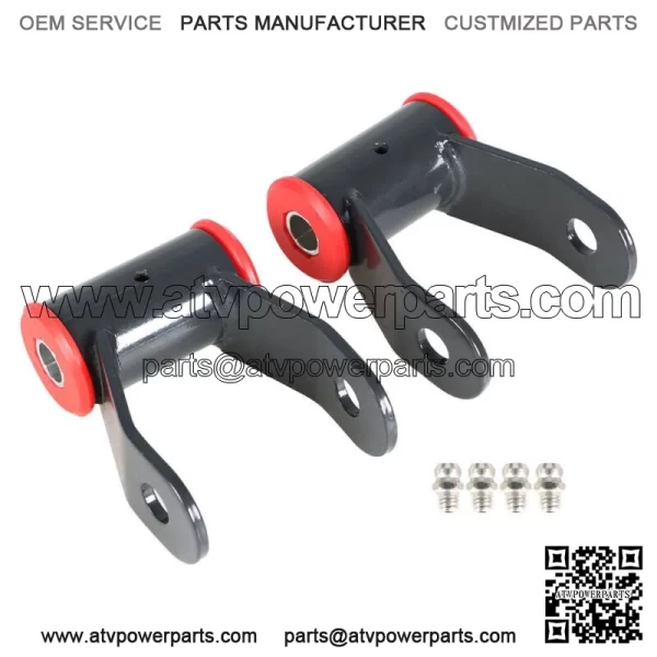 For 1988-2018 Chevy Silverado GMC Sierra 1500 2WD 4X4 1.5" Rear Lift Shackles - Image 5