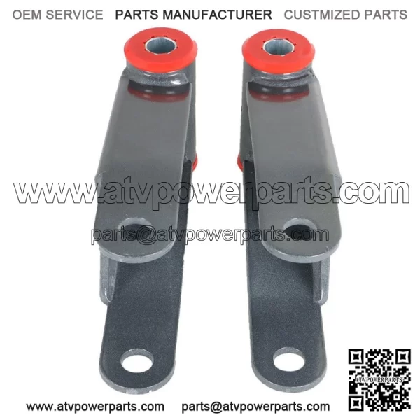 For 1999-2007 Ford F250 F350 Super Duty 2WD 2" Rear Drop Lowering Shackle Kit - Image 5
