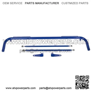 Stainless Steel 49" Racing Seats Safety Seat Belt Roll Harness Bar Rod Blue Bar