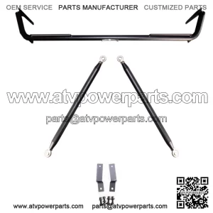 Stainless Steel Harness Bar for 2011-2014 DODGE CHARGER Black Finish