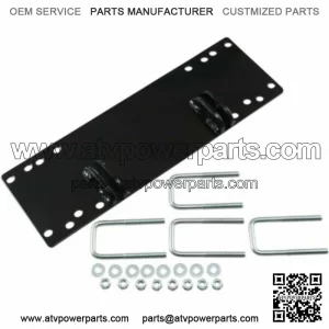 Utility Snow Plow Bottom Mounting Plate Offroad ATV Kawasaki Yamaha Rhino (Fits: Yamaha Rhino 660)