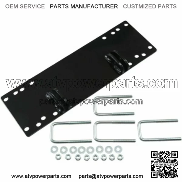 Utility Snow Plow Bottom Mounting Plate Offroad ATV Kawasaki Yamaha Rhino (Fits: Yamaha Rhino 660)