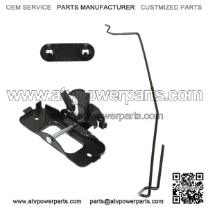 Hood Latch & Catch Striker & Rod & Safety Catch Kit For Dodge Ram 1500