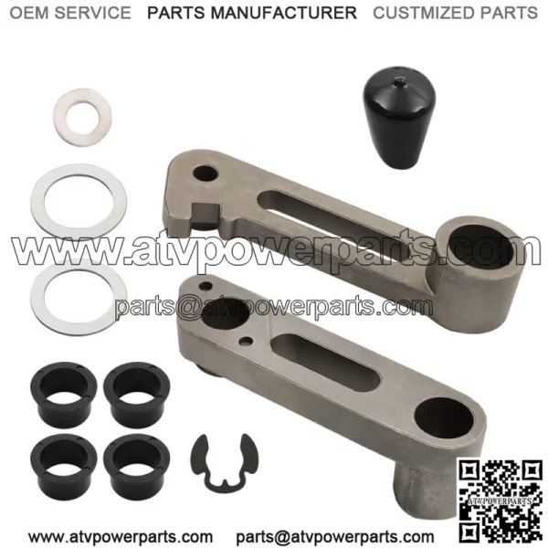 M111358 M131119 Deck Idler Arms Ternsioner & Bushing Rebuild Kit for John Deere - Image 2