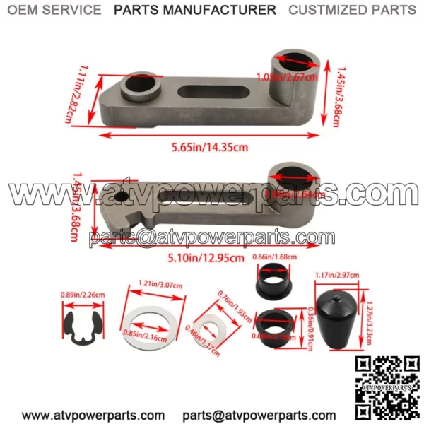 M111358 M131119 Deck Idler Arms Ternsioner & Bushing Rebuild Kit for John Deere - Image 3