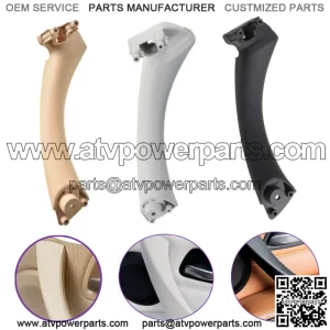 Inner Door Panel Handle Outer Pull Trim Cover For BMW E90 328i Right Side