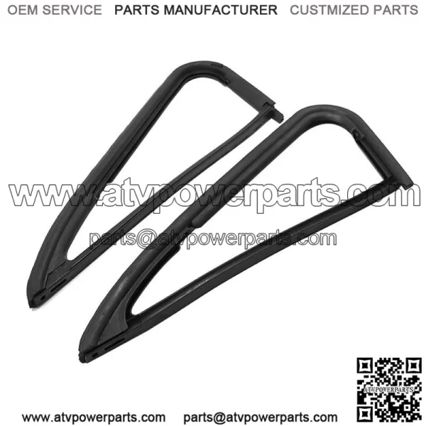 Front Vent Glass Window Weatherstrip Seals Set For 1981-91 Chevy Blazer - Image 2