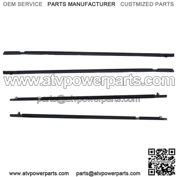 WeatherStrip Window Moulding Trim Seal Belt Outer For 2006-2010 2011 Honda Civic - Image 3