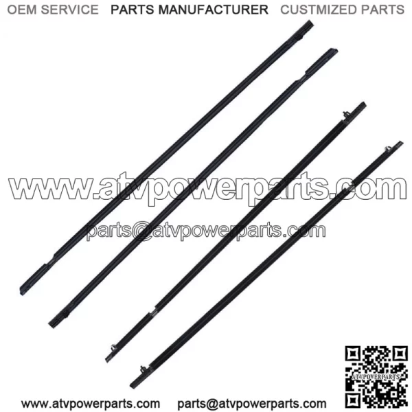 WeatherStrip Window Moulding Trim Seal Belt Outer For 2006-2010 2011 Honda Civic - Image 4