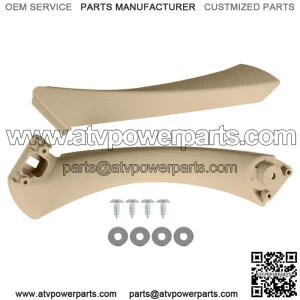 Left Rear Beige Inner Outer Door Panel Handle Pull Trim Cover For Bmw E90 328i