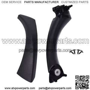 Passenger Side Inner+Outer Door Panel Handle Pull Trim Cover For BMW E90 328i