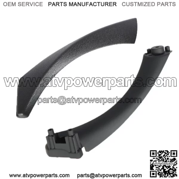 Passenger Side Inner+Outer Door Panel Handle Pull Trim Cover For BMW E90 328i - Image 2