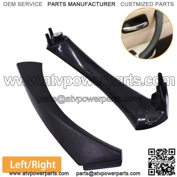 Passenger Side Inner+Outer Door Panel Handle Pull Trim Cover For BMW E90 328i - Image 3